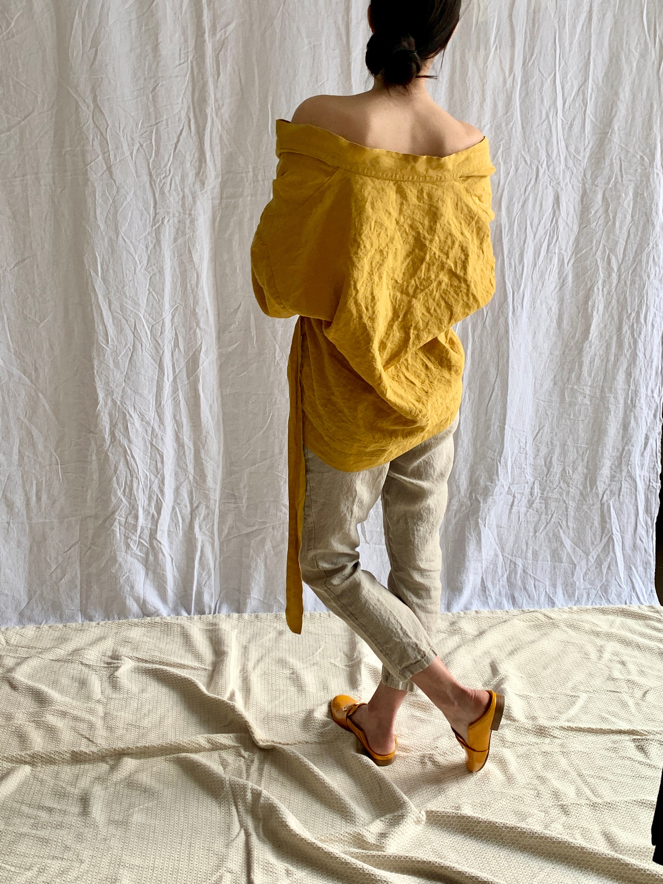 新品同様 MASU FOILCOATED LINEN BOXY SHIRTS(⭐️美品 新品同様 MASU FOILCOATED LINEN BOXY SHIRTS(⭐️美品