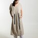 Linen dress  Jessica. Linen tunic dress. Summer linen dress. Stonewashed linen dress relaxed fit 