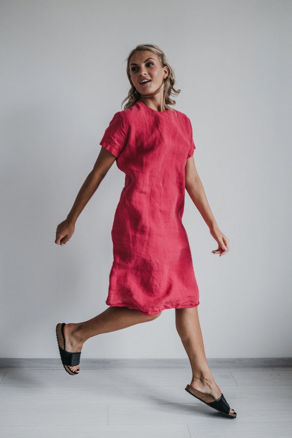 linen tunic dress australia