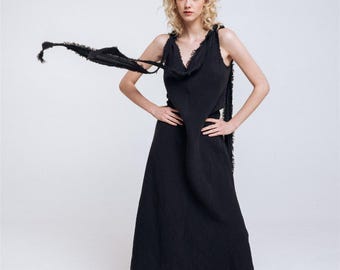 Vestido largo de lino JILY.