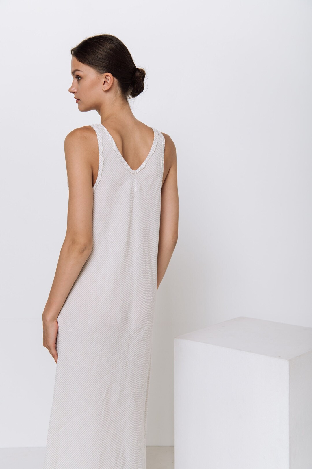 linen-slip-dress-de-rom-bias-cut-linen-pinafore-dress-etsy