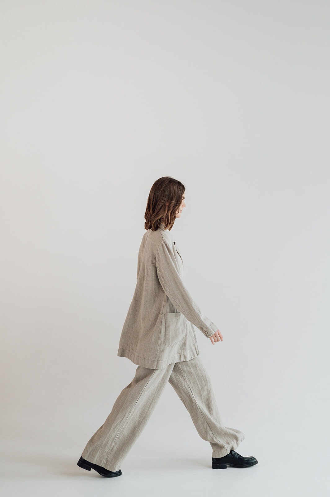 Linen Blazer RAW, Linen Jacket Limited Edition - Etsy
