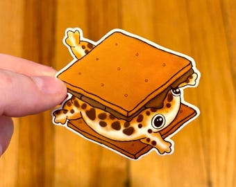 S’mores Frog Vinyl Gloss Sticker