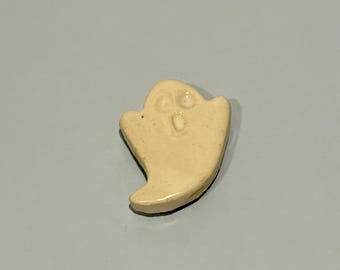 Handmade Ceramic Ghost Magnet | Spooky Halloween Fridge Decor | In Stock & Made to Order