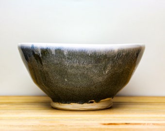 Handmade Bowl, Ceramic Bowl, Blue/Grey Bowl, Cereal Bowl, Pottery Bowl