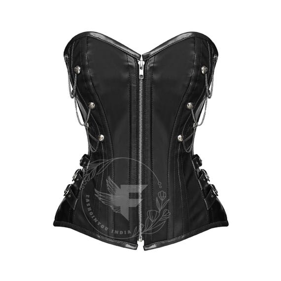 【AMOMENTO】HALF ZIP-UP CORSET TOP AMOMENTO / HALF ZIP-UP CORSET TOP
