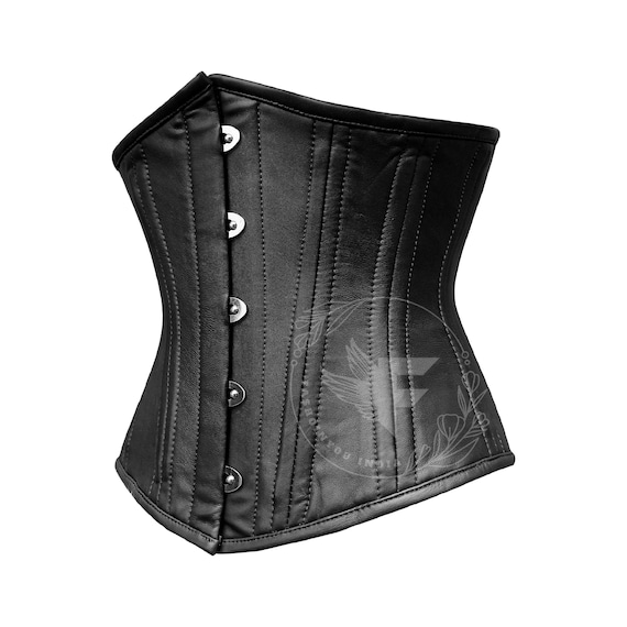 Premium Vintage Mid-2000s Steel Boned Underbust Corset (Size 30)
 Waist Training Short Corset Curvy Steel Boned Waist training Underbust Size  main image 2