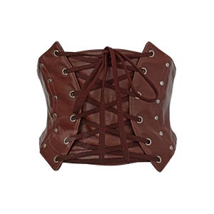 Brown corset