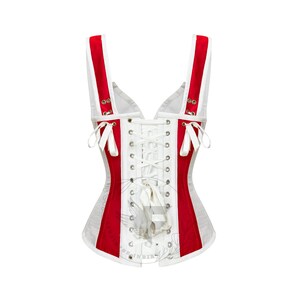 Chic Overbust Corset Top with Steel Bonin