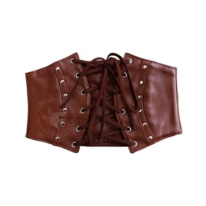 leather corset belt