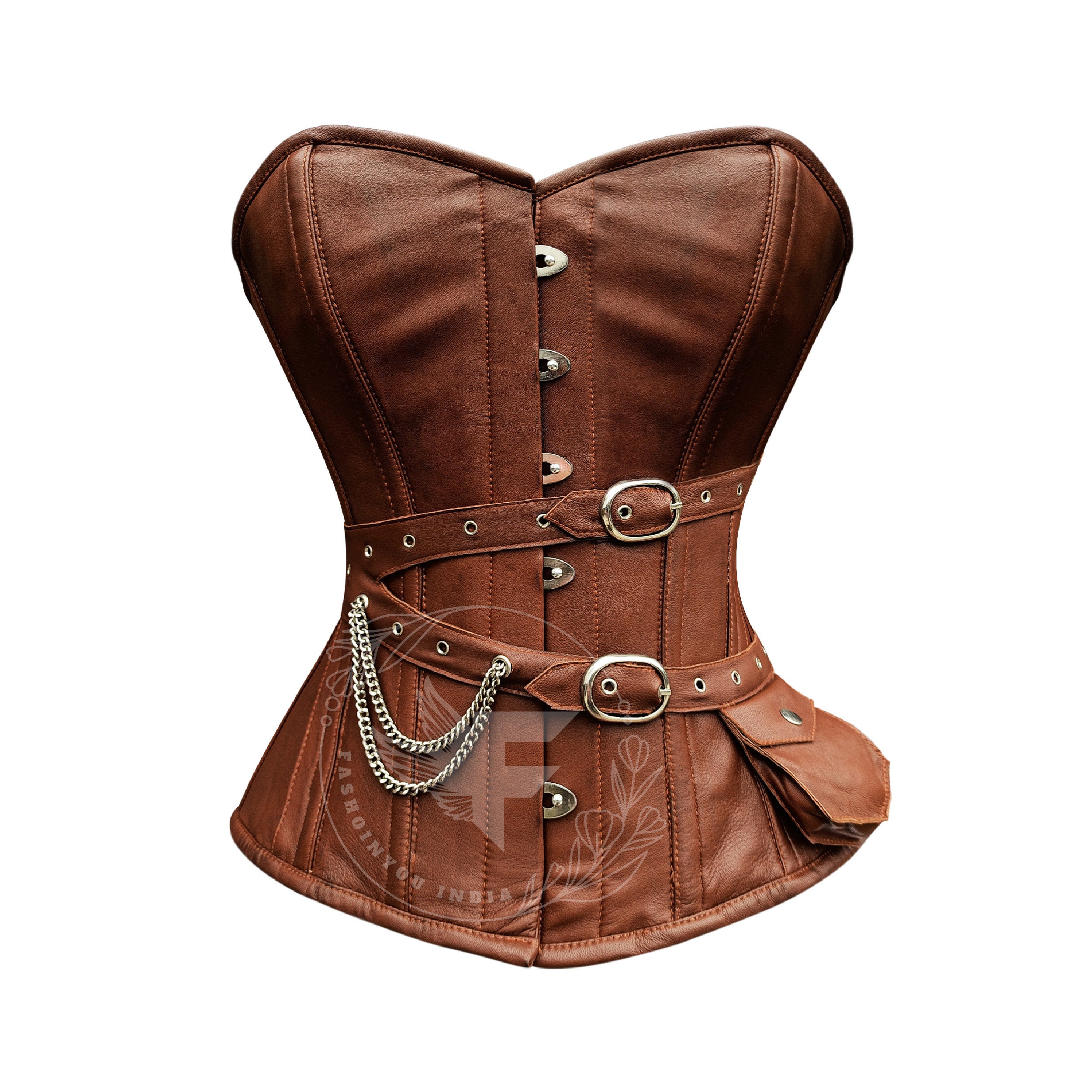 Buy Brown Corset Top Online In India -  India