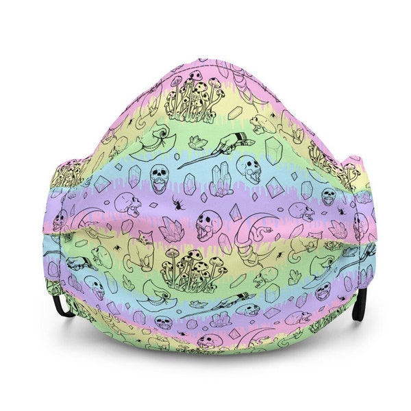 Crystal Face Mask With Filter Etsy