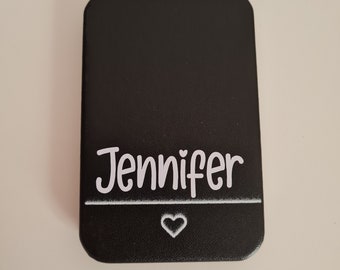 Personalisierter Kompaktspiegel, Geburtstagsgeschenk, Brautjungferngeschenk, personalisiertes Geschenk für Freundin, Brautjungfernbox