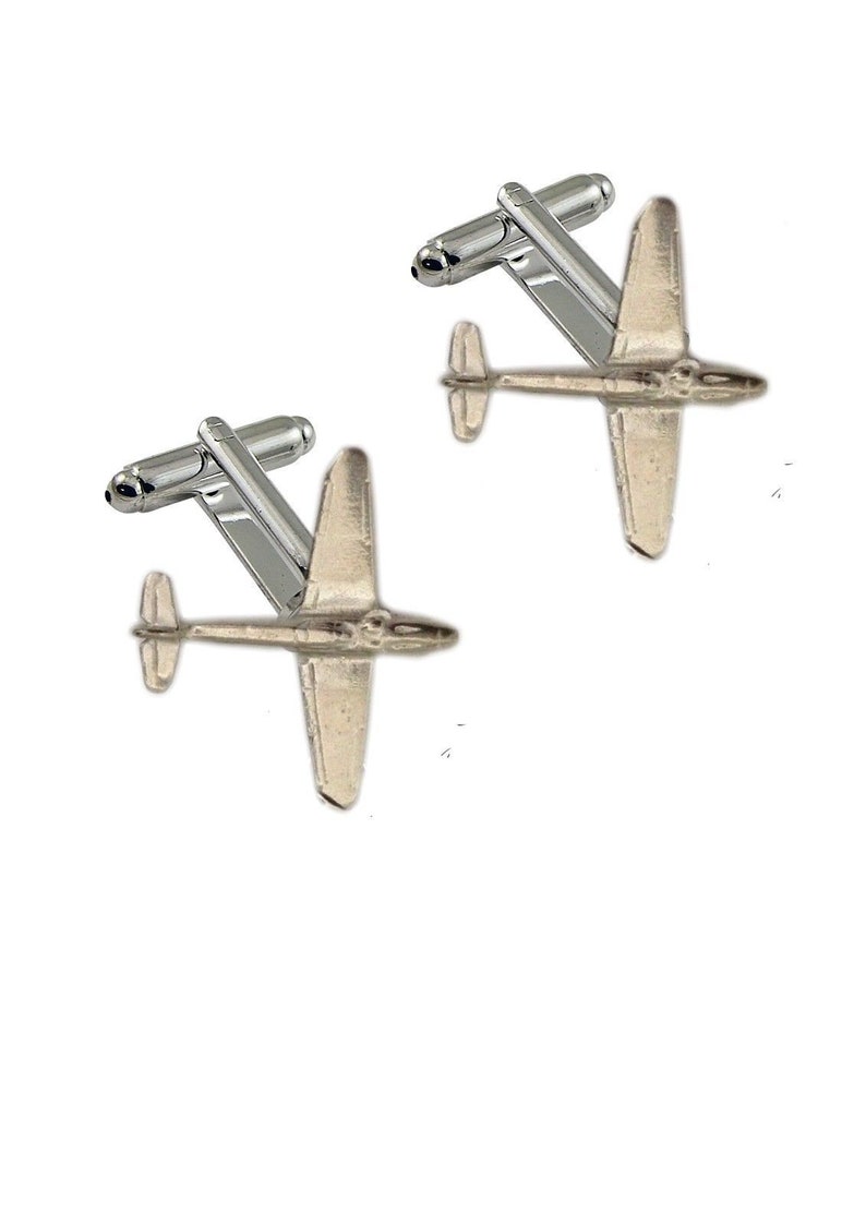 Messerschmitt Bf 109 Pewter Emblem Cufflinks Jewellery Smart Suit wedding code19