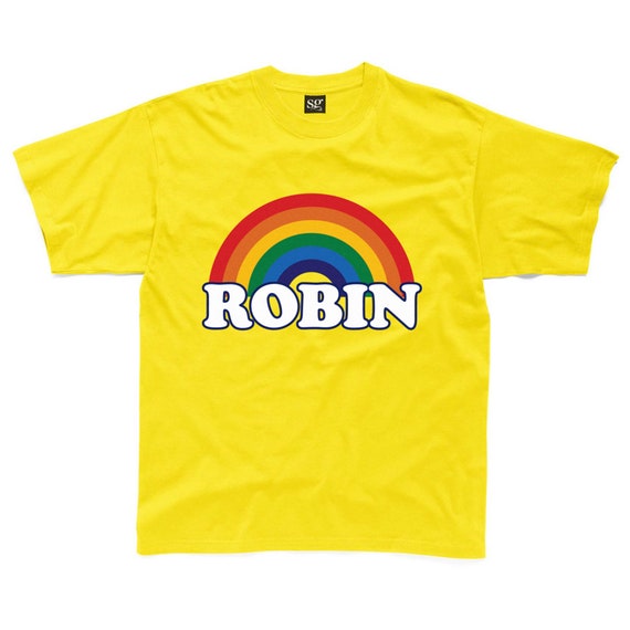Personalised rainbow t shirt Clearance