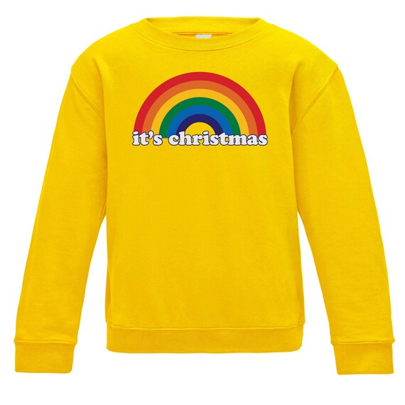 Yellow hotsell pink sweatshirt