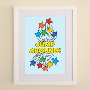 Jump Around A4 or A3 print