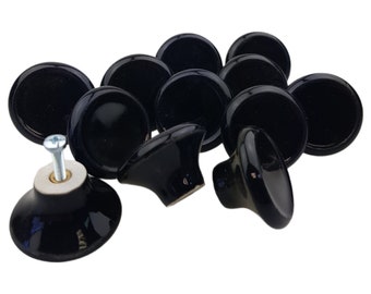 12 piece furniture knobs ceramic mixed lot black B-Ware furniture handles furniture knob furniture knob remaining stock