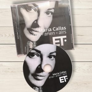 Maria Callas in Puccini&#39;s Arias - The Studio Recitals, Klassische Musik Cd mit der berühmten griechisch-amerikanischer Sopran-Sängerin