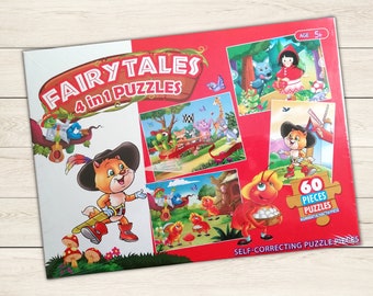 Aesop's Fables & Fairy Tales Children's Puzzle, Best Seller Educational Toy, Great Kids Brain Teaser, Perfect Gifts for Toddlers