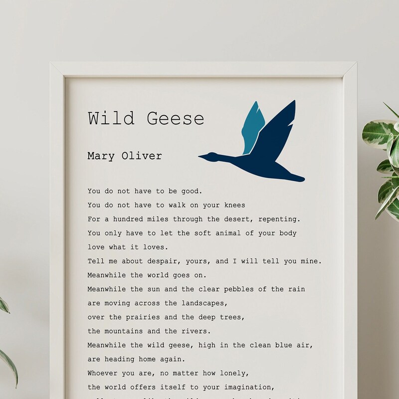 Mary Oliver Etsy