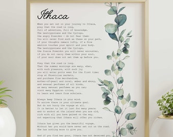 The Poem Ithaca by Constantine Cavafy C. P. Cavafy Konstantinos Kavafis