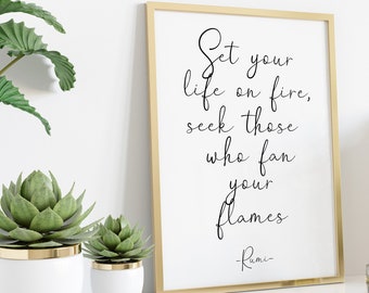 Vintage Style Rumi Quotes Gift Tags Inspirational Bundle Set of 3