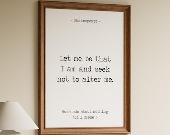 Shakespeare Poster: Much Ado About Nothing