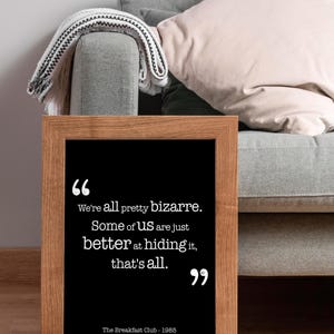 Breakfast Club Quote Print image 13