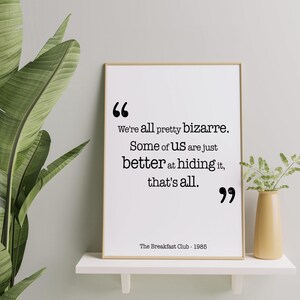 Breakfast Club Quote Print image 4