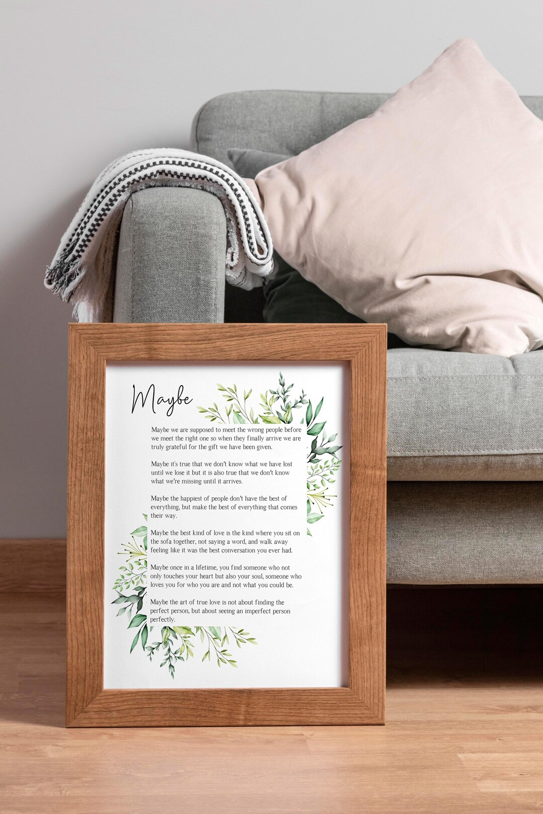 Maybe Love Poem Print Wedding Reading - Etsy