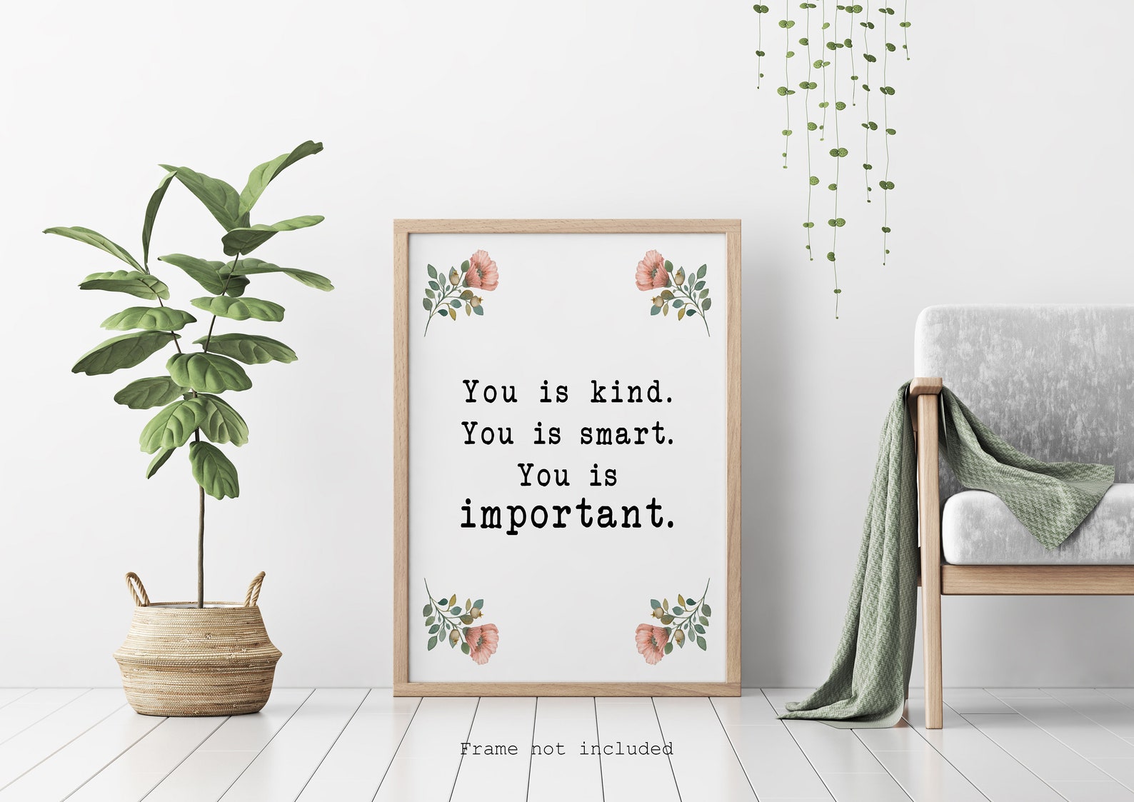 You is kind you is smart you is important The Help book | Etsy
