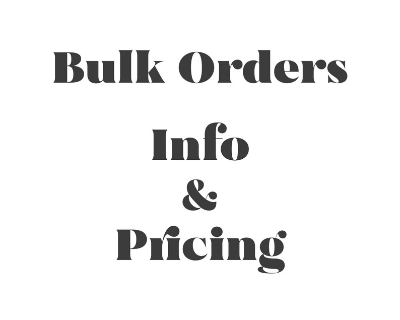 Bulk Orders Information and Pricing USA ONLY UNFRAMED Etsy