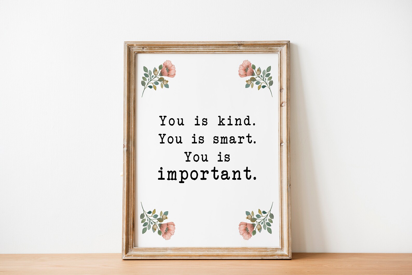 You is kind you is smart you is important The Help book | Etsy