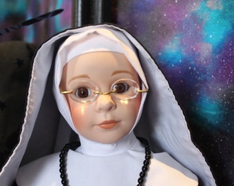 Creepy Nun Doll Etsy
