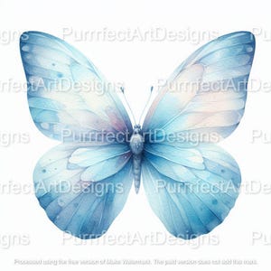 5 splendide clip art di farfalle azzurre, download di arte digitale