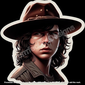 10 Cool Carl Grimes Clip Art, Digital Art Download