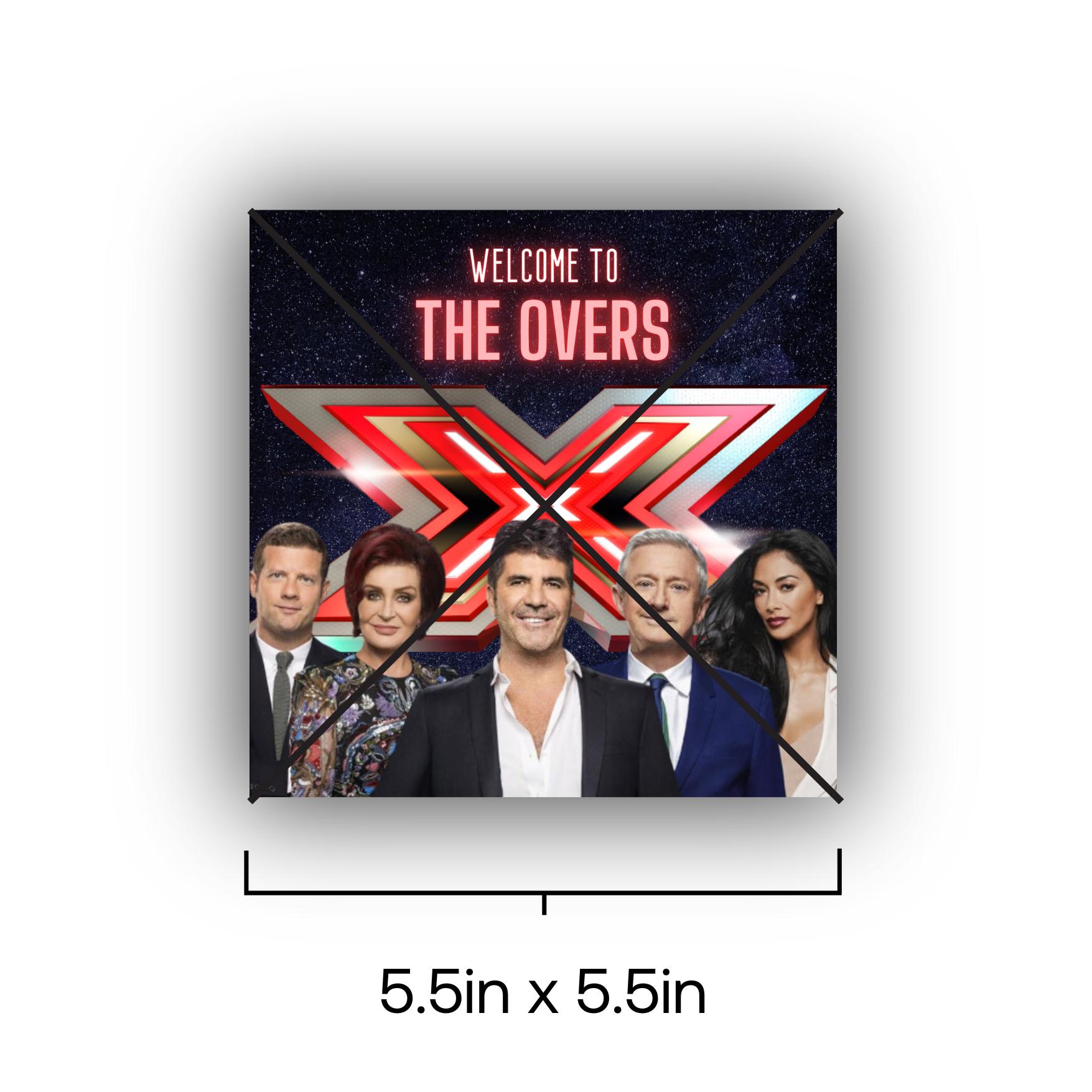 X Factor Over 25's Category Birthday Card - Etsy
