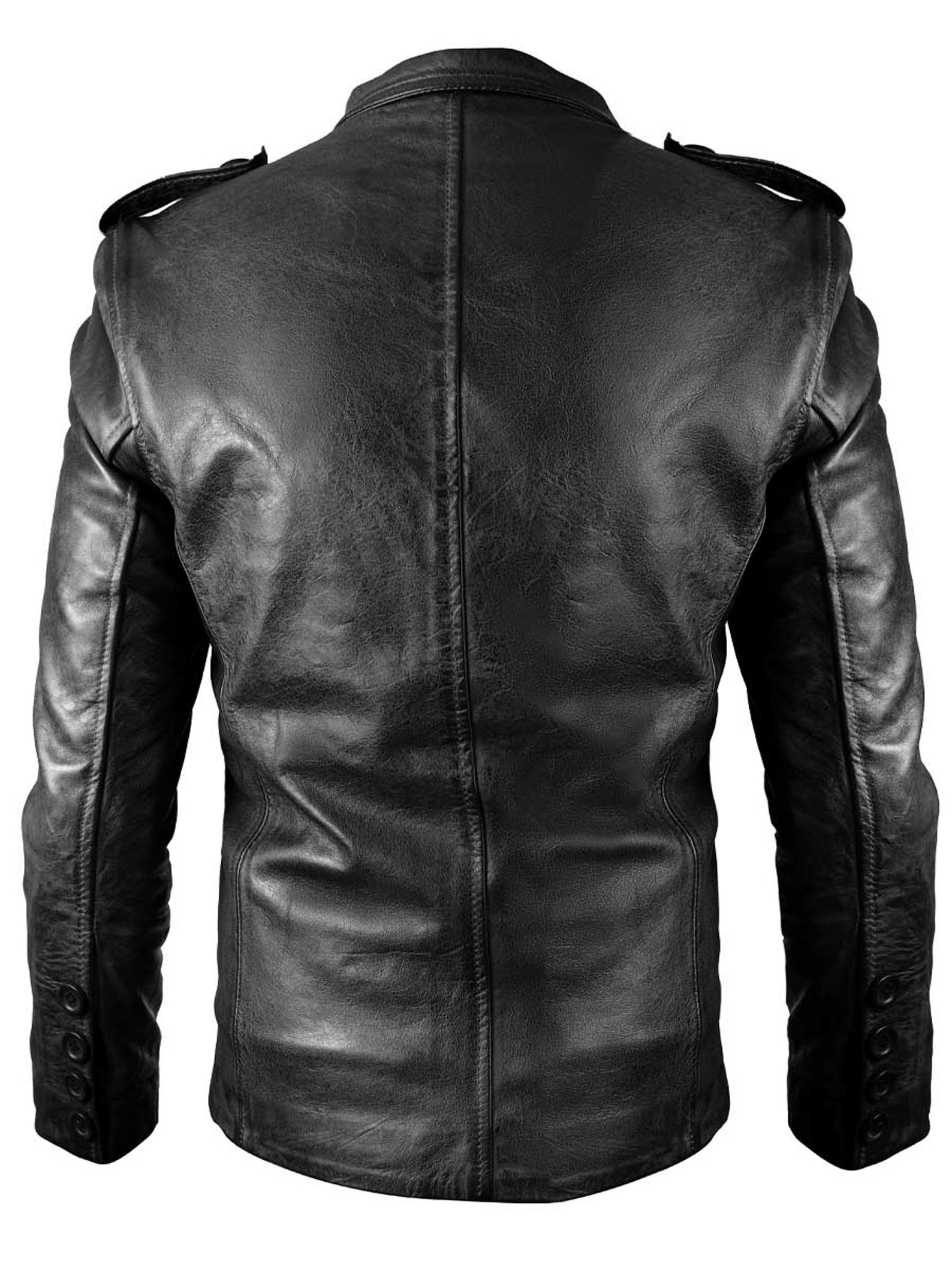 Men's Leather Jacket Italian Style Designer Jacket Premium Etsy