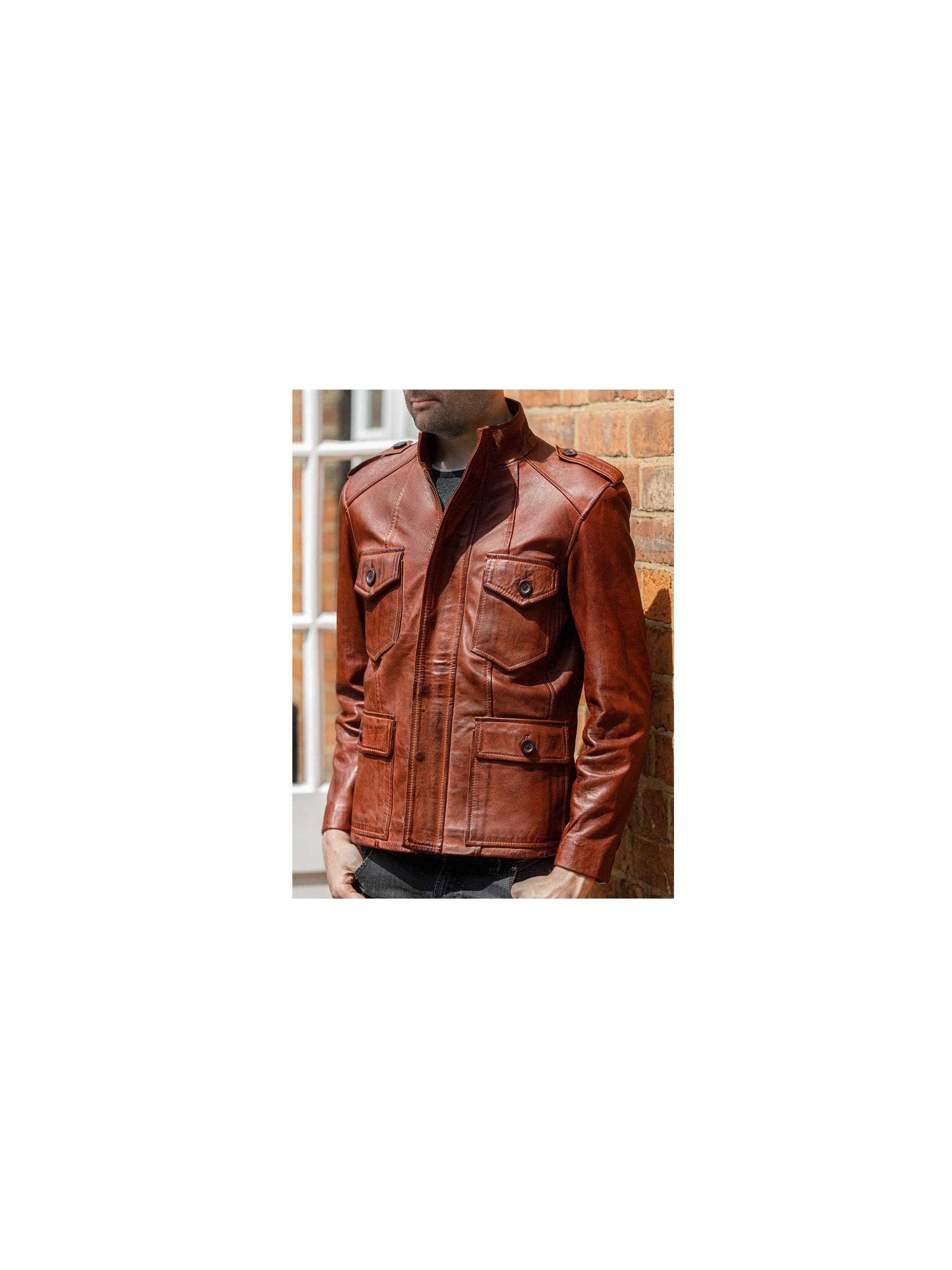 Men's Leather Jacket Italian Style Designer Jacket Premium Etsy UK