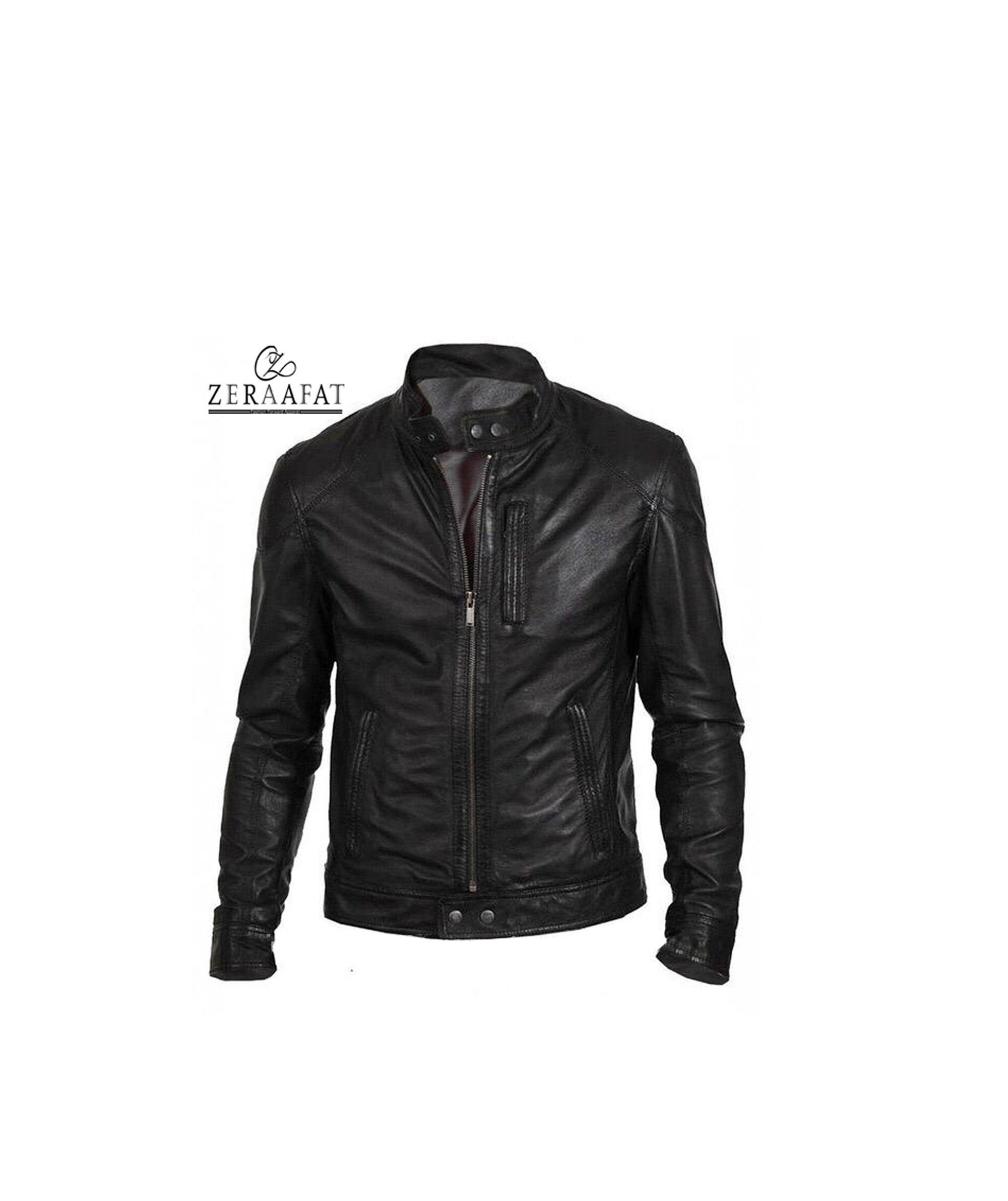 Mens Blazer Coat Jacket 100% Genuine Sheep Vintage/Antique Leather by Zeraafat