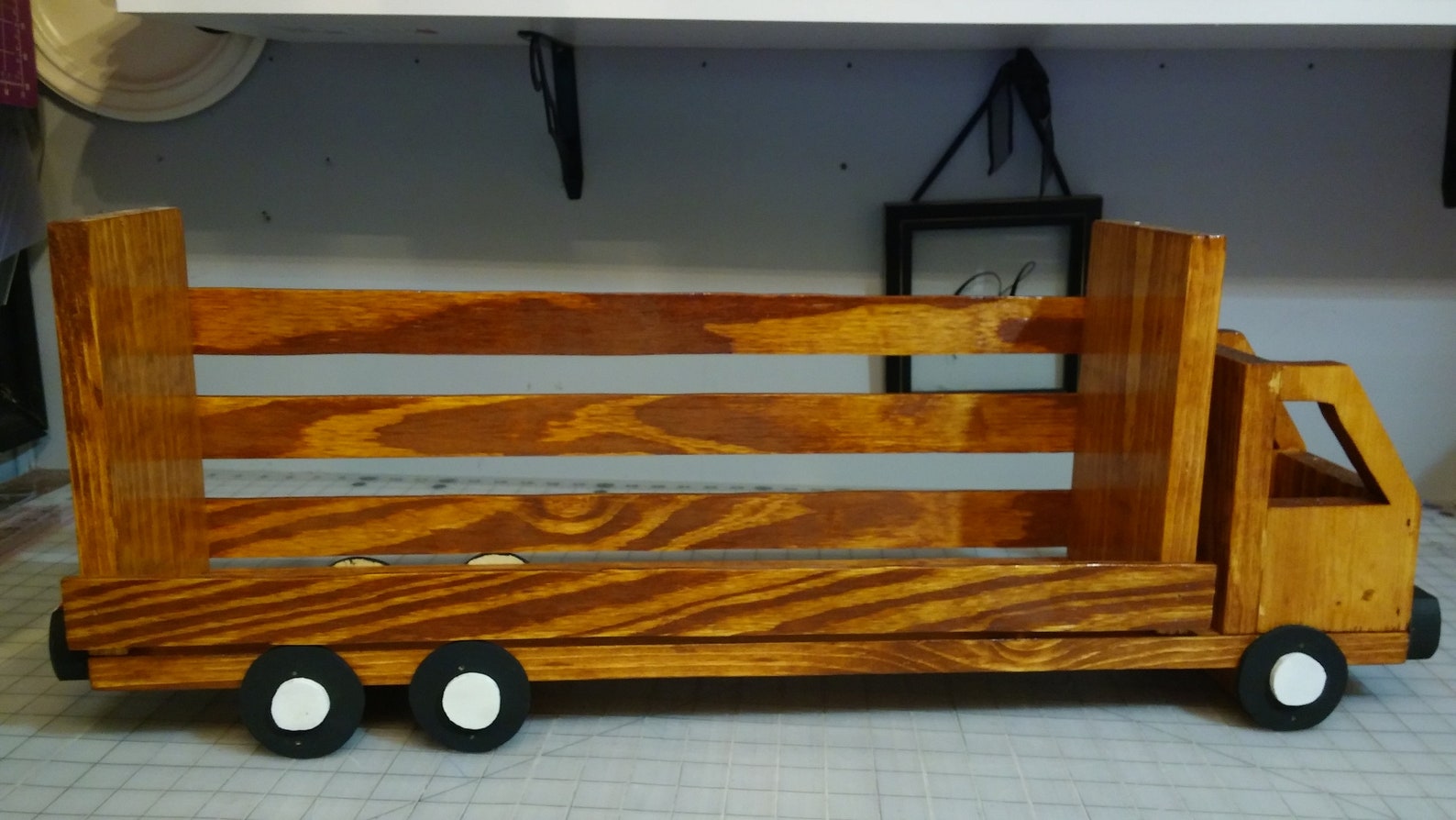 Wooden Truck Bookshelf Etsy