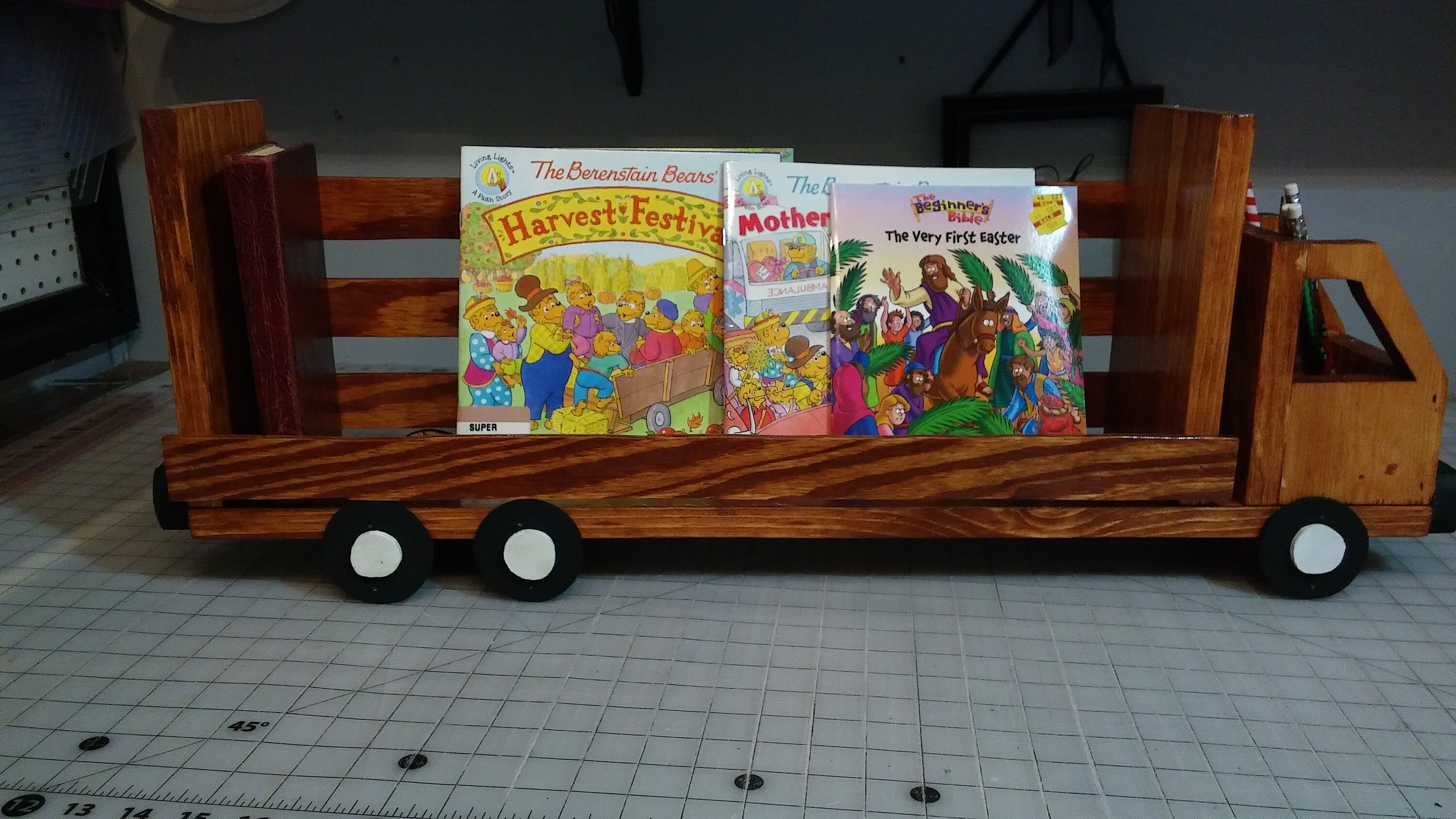 Wooden Truck Bookshelf Etsy