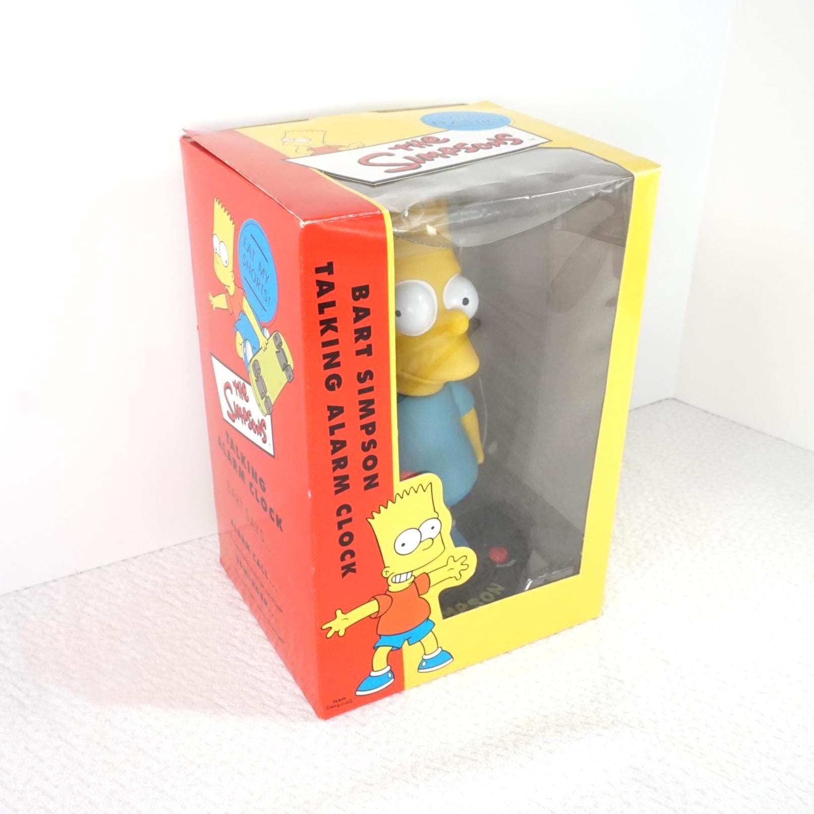 The Simpsons Talking Alarm Clock Featuring Bart Simpson - Etsy