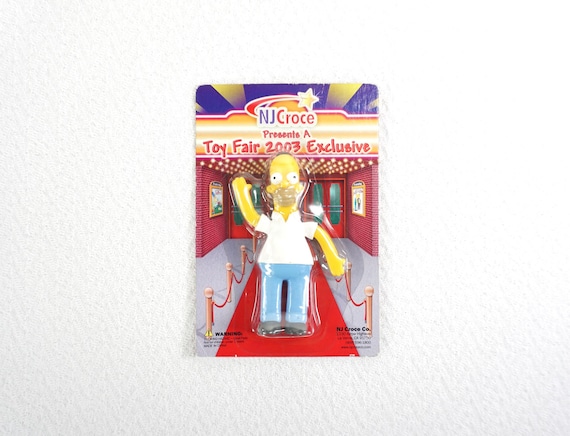Homer Simpson Bendable Figure Toy Fare Exclusive 2003 - Etsy