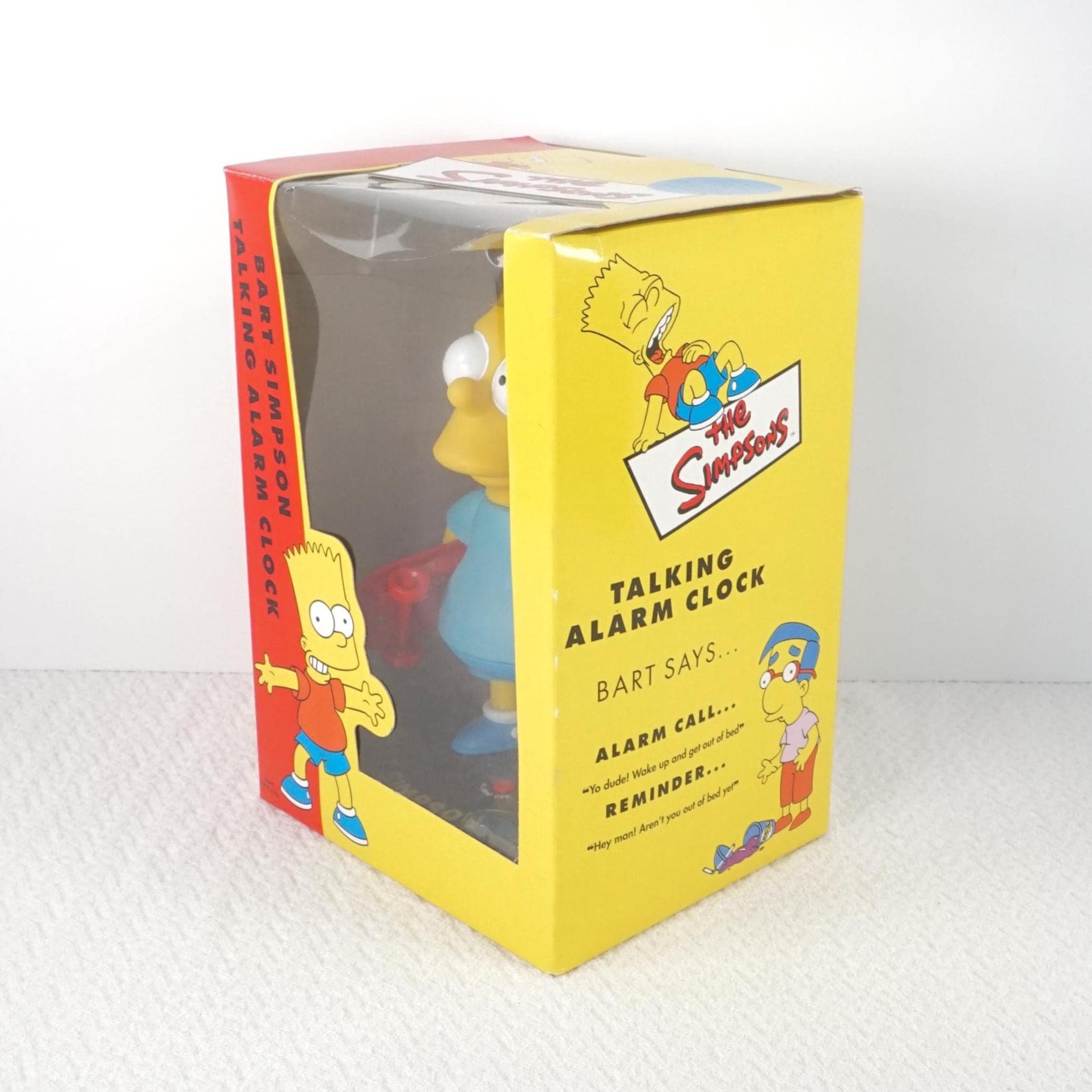 The Simpsons Talking Alarm Clock Featuring Bart Simpson - Etsy