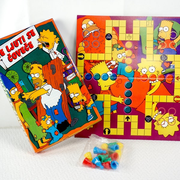 Die Simpsons - Ludo Brettspiel - Man Don't Get Angry Game