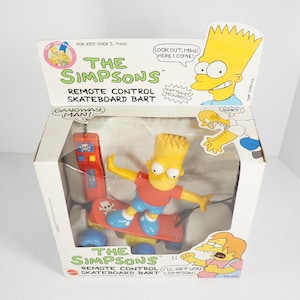Bart Simpson Remote Control Skateboard 1990