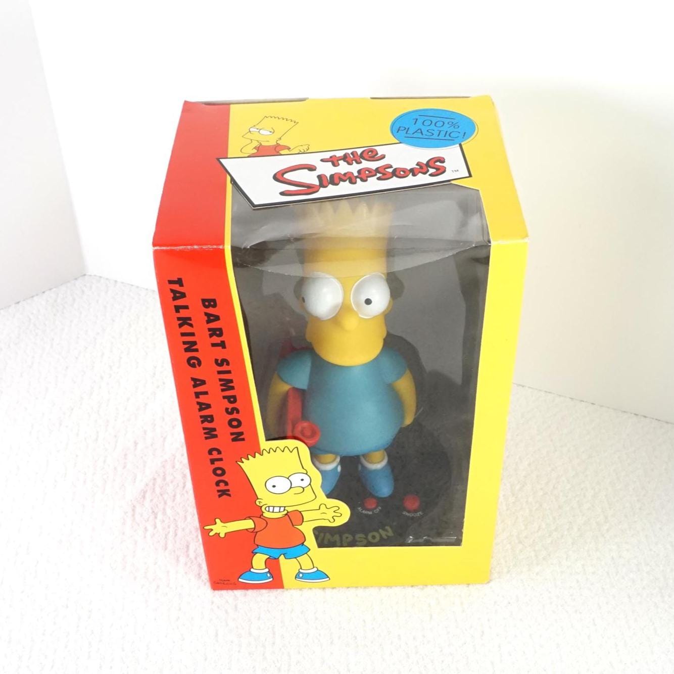 アメコミ WESCO Bart Simpson Talking Alarm Clock The Simpsons Talking Alarm Clock Featuring Bart Simpson - Etsy