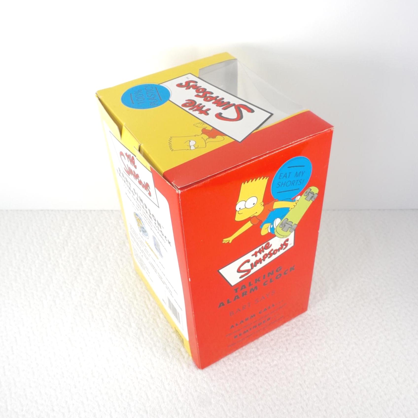 The Simpsons Talking Alarm Clock Featuring Bart Simpson - Etsy